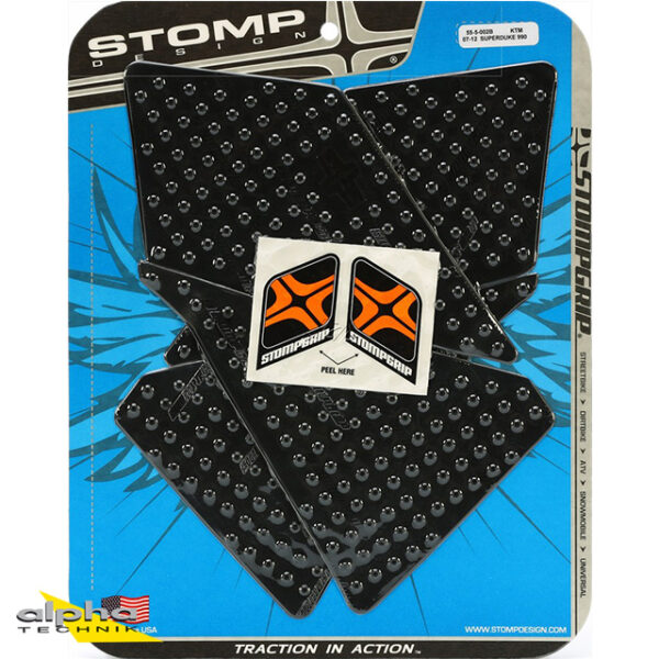 Stompgrip schwarz, Volcano, für KTM 990 Super Duke, 2007-2013 ab Bj. 2007 - 2013