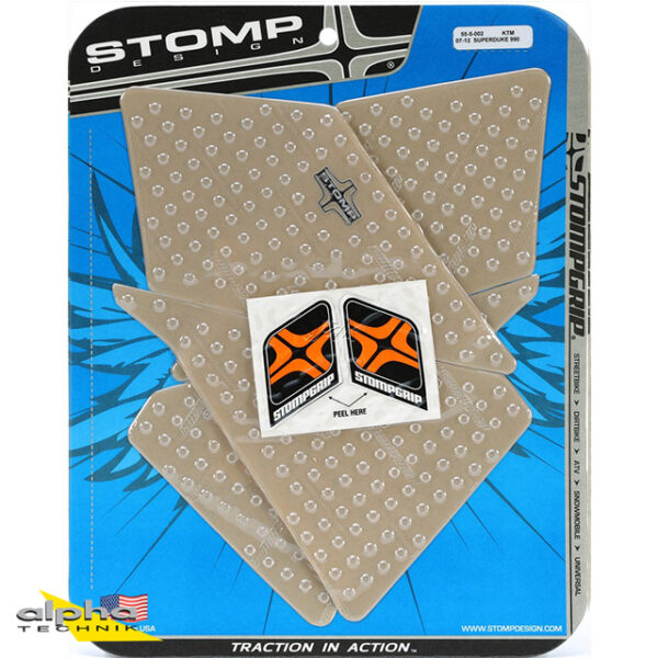 Stompgrip klar, Volcano, für KTM 990 Super Duke, 2007-2013 ab Bj. 2007 - 2013