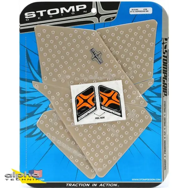 Stompgrip klar, Volcano, für KTM 990 Super Duke, 2007-2013 ab Bj. 2007 - 2013