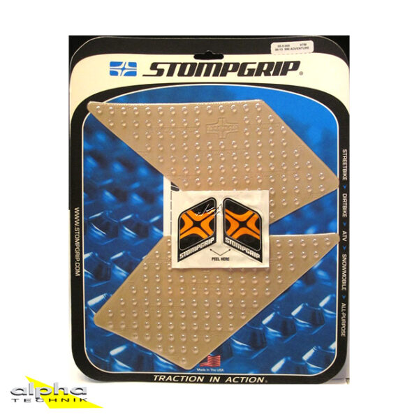 Stompgrip klar, Volcano, für BMW, F800GT, 2013-2018, R1200GS, 2013-2016, KTM, 950 LC8 Adventure, 2003-2006, 990 LC8 Adventure, 2006-2013 ab Bj. 2017 - 2018