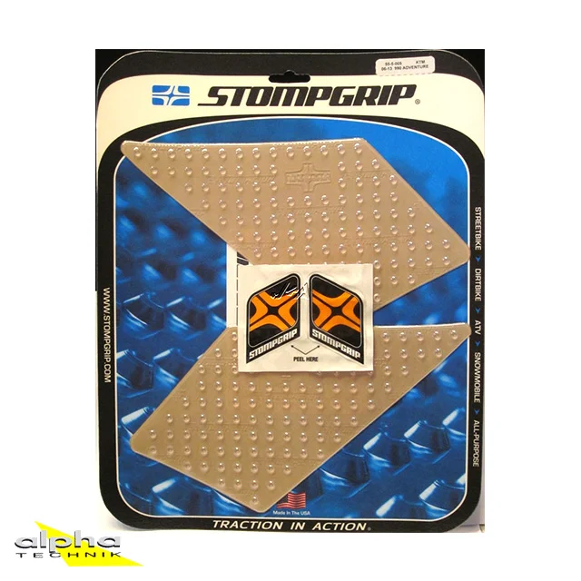 Stompgrip klar, Volcano, für BMW, F800GT, 2013-2018, R1200GS, 2013-2016, KTM, 950 LC8 Adventure, 2003-2006, 990 LC8 Adventure, 2006-2013 ab Bj. 2017 - 2018
