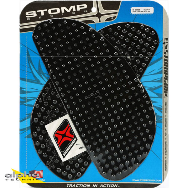 Stompgrip schwarz, Volcano, für Ducati 748 (R, S. SPS), 2000-2003, 996 (R, S, SPS), 2000-2001, 998 (R, S), 2002 ab Bj. 2000 - 2003