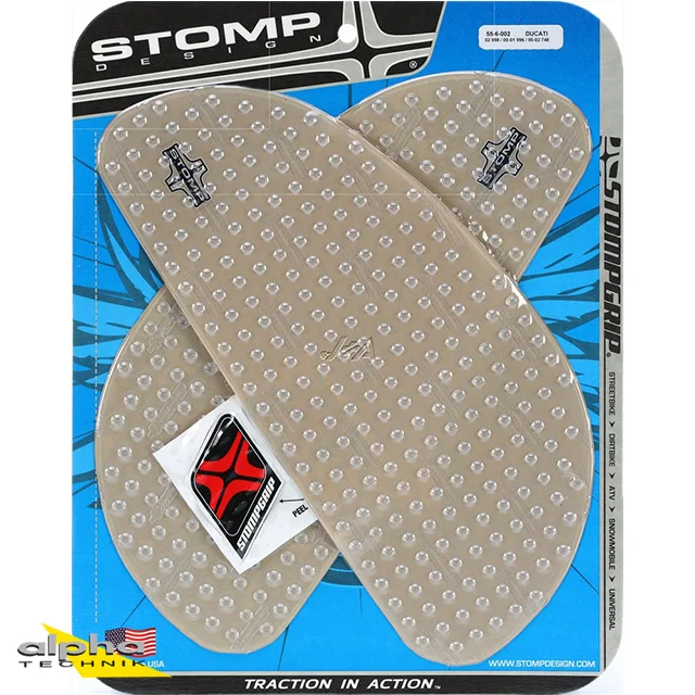 Stompgrip klar, Volcano, für Ducati 748 (R, S. SPS), 2000-2003, 996 (R, S, SPS), 2000-2001, 998 (R, S), 2002 ab Bj. 2000 - 2003