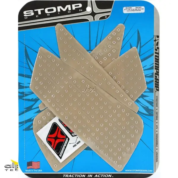 Stompgrip klar, Volcano, für div. Ducati 848 (Evo, S), 1098 (R, S), 1198 (R, S, SP), Streetfighter 848, 1098 (S) ab Bj. 2007 - 2008