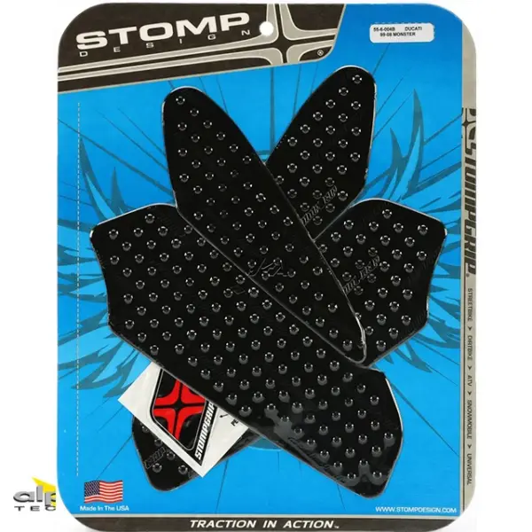 Stompgrip schwarz, Volcano, für div. Ducati Monster Modelle (siehe Verwendungsliste) ab Bj. 2006 - 2008