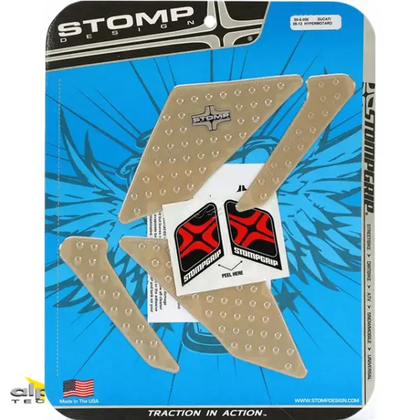 Stompgrip klar, Volcano, für Ducati Hypermotard 1100, 2007-12 ab Bj. 2008 - 2012