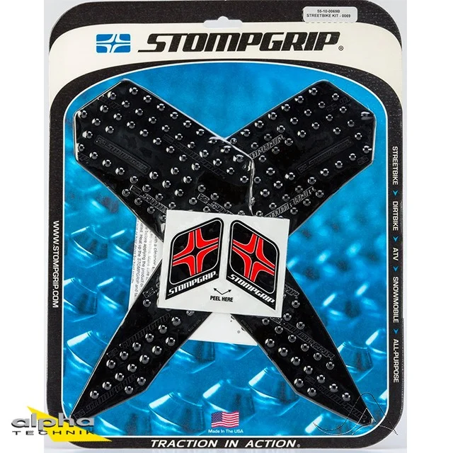 Stompgrip schwarz, Volcano, für Ducati Hypermotard 821 SP, 2013-2015, Hypermotard 939 (SP), 2016-2018, Hyperstrada 821, 2013-2015, Hyperstrada 939, 2016 ab Bj. 2013 - 2015