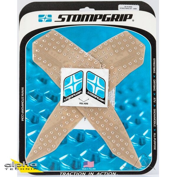 Stompgrip klar, Volcano, für Ducati Hypermotard 821 SP, 2013-2015, Hypermotard 939 (SP), 2016-2018, Hyperstrada 821, 2013-2015, Hyperstrada 939, 2016 ab Bj. 2013 - 2015