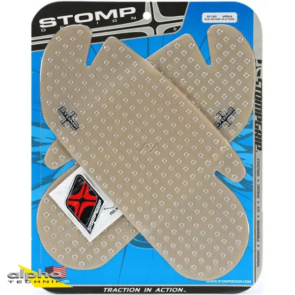 Stompgrip klar, Volcano, für Aprilia RSV1000R, 2004-2009, Tuono 1000R, 2006-2010 ab Bj. 2004 - 2009