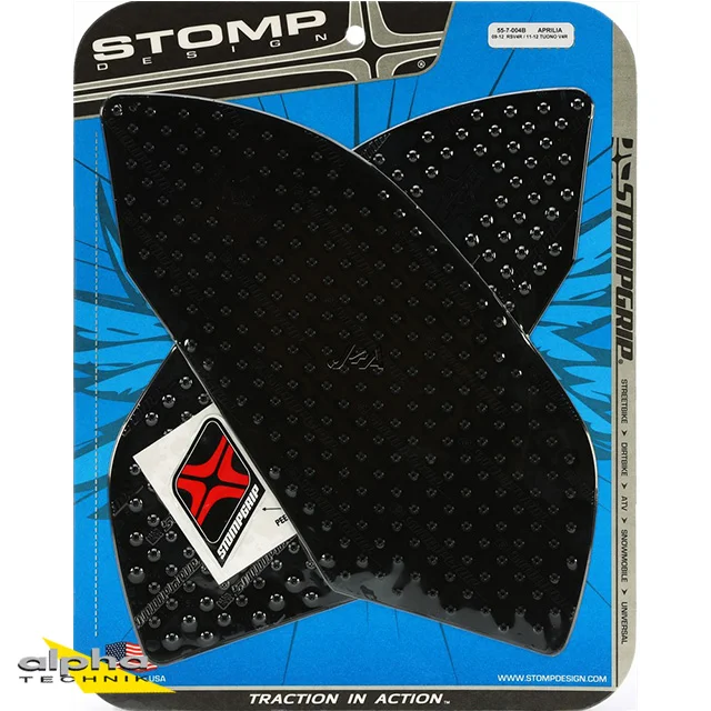 Stompgrip schwarz, Volcano, für Aprilia RSV4 und Tuono V4 (siehe Verwendungsliste) ab Bj. 2011 - 2015