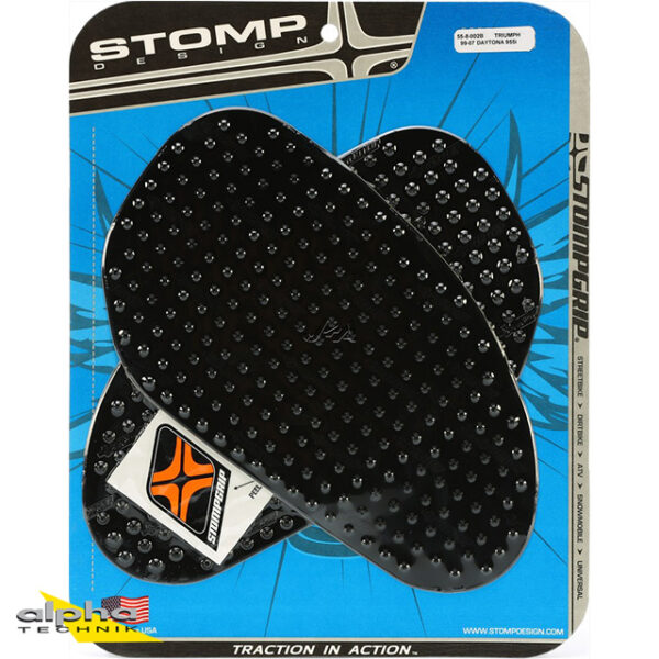Stompgrip schwarz, Volcano, für Triumph Daytona 650, 2004-2005 ab Bj. 2004 - 2005