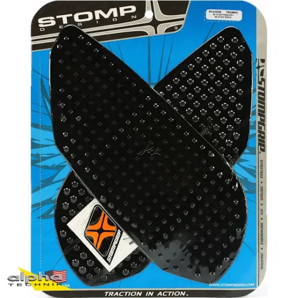 Stompgrip schwarz, Volcano, für Triumph, Daytona 675 (R), Street Triple ab Bj. 2006 - 2012