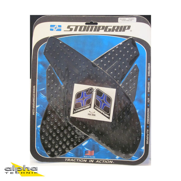 Stompgrip schwarz, Volcano, für Triumph Daytona 675 (R), Street Triple (R, RX) ab Bj. 2013 - 2018