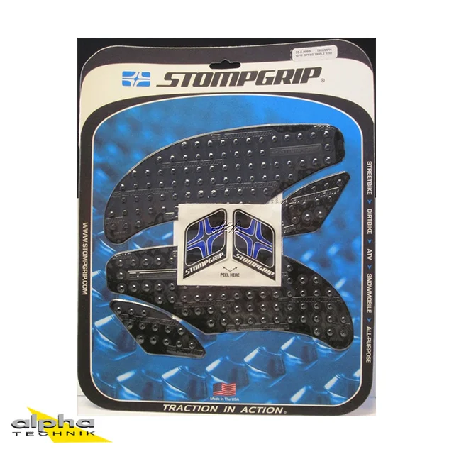 Stompgrip schwarz, Volcano, für Triumph, Speed 94 (R), 2015-2017, Speed Triple 1050i (R), 2011-2015 ab Bj. 2015 - 2017