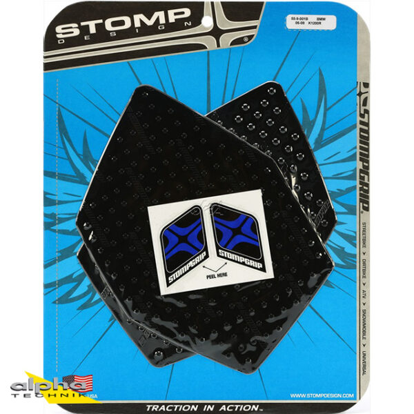 Stompgrip schwarz, Volcano, für BMW K1200R, 2004-2009, K1300R, 2008-2012 ab Bj. 2004 - 2009