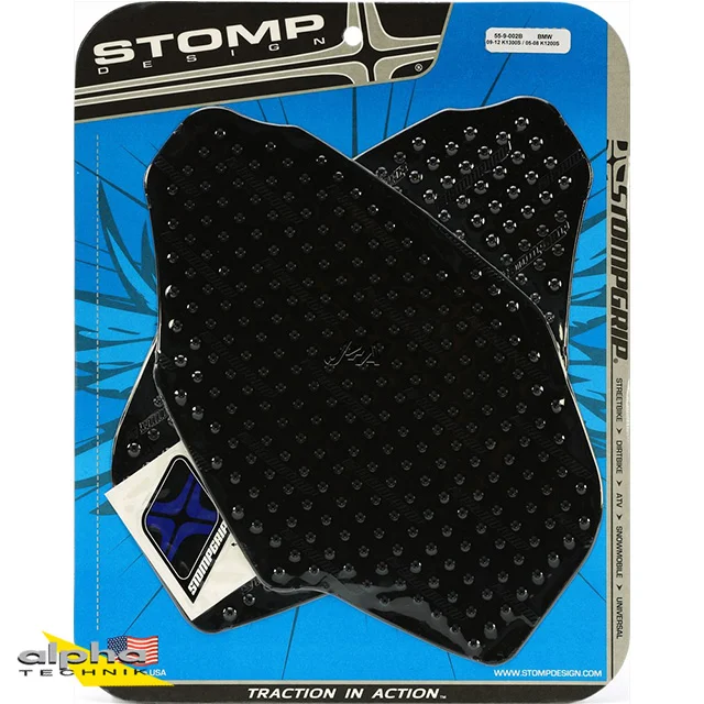 Stompgrip schwarz, Volcano, für BMW K1200S, 2003-2009, K1300S, 2009-2016 ab Bj. 2003 - 2009