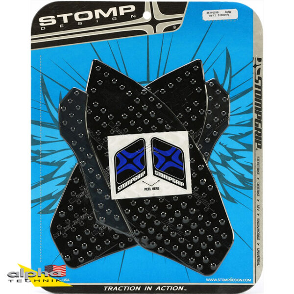 Stompgrip schwarz, Volcano, für BMW HP4, 2013-2015, S1000RR, 2009-2014 ab Bj. 2013 - 2015