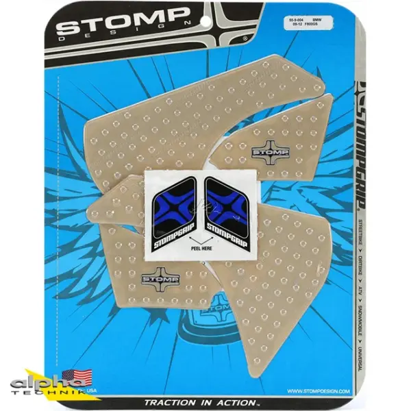 Stompgrip klar, Volcano, für BMW F800GS, 2009-2012 ab Bj. 2009 - 2012