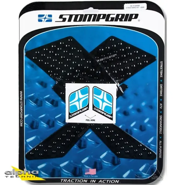 Stompgrip schwarz, Volcano, für Kawasaki KLX250, 2009-16 ab Bj. 2009 - 2020