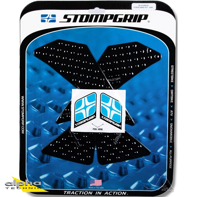 Stompgrip schwarz, Volcano, für Yamaha WR250R 2011-2020, WR250X 2008-2015 ab Bj. 2011 - 2020