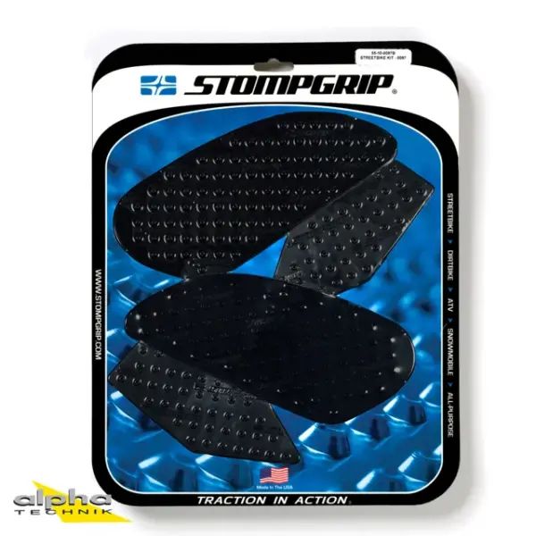 Stompgrip schwarz, Volcano, für Honda VFR800F, 2014-2015 ab Bj. 2014 - 2015