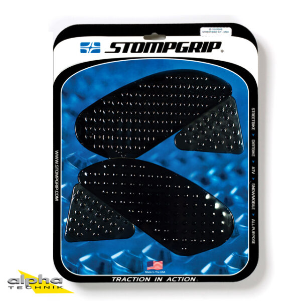 Stompgrip schwarz, Volcano, für Honda CBR250R, 2015 und CBR300R, 2015-2025 ab Bj. 2015 - 2015