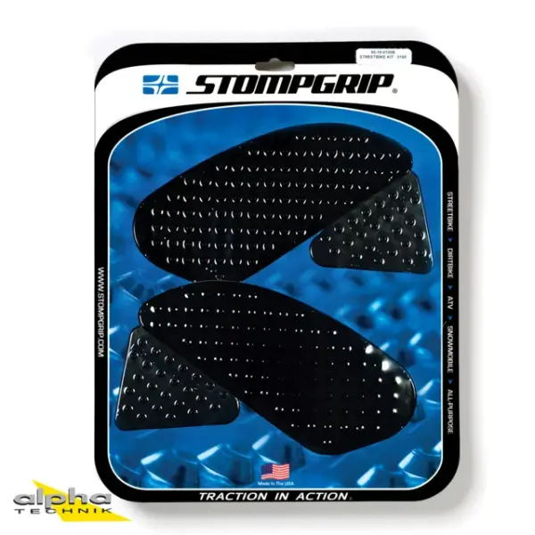 Stompgrip schwarz, Volcano, für Honda CBR250R, 2015 und CBR300R, 2015-2025 ab Bj. 2015 - 2015