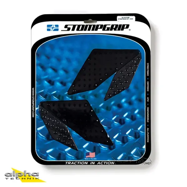 Stompgrip schwarz, Volcano, für Yamaha YZF-R3, YZF-R25, 2015-2018 ab Bj. 2015 - 2018