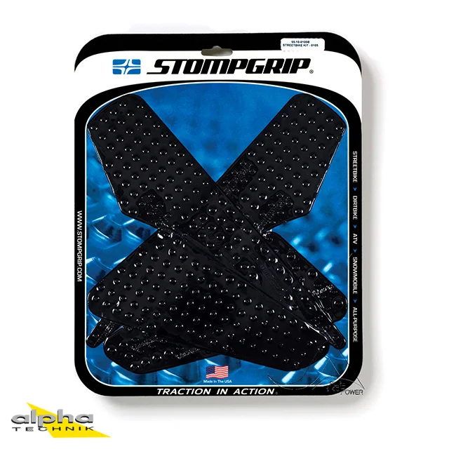 Stompgrip schwarz, Volcano, für Kawasaki Versys 1000, 2015-2019 ab Bj. 2015 - 2018