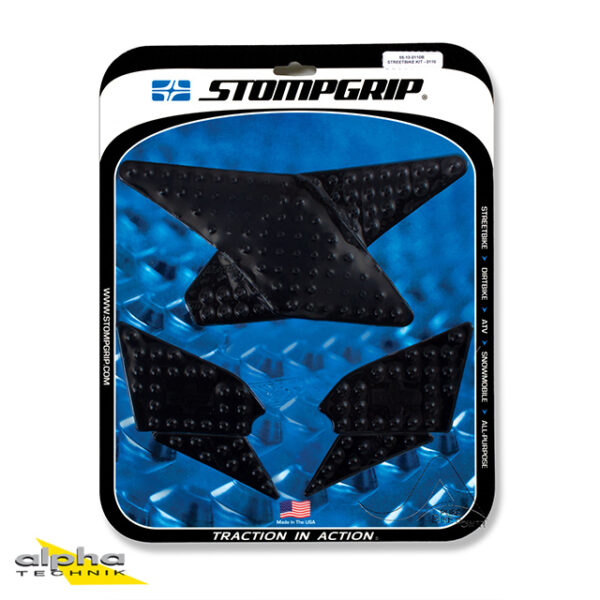 Stompgrip schwarz, Volcano, für Suzuki GSR750, 2012-2015, GSX-S 750, 2015-2016 ab Bj. 2012 - 2015