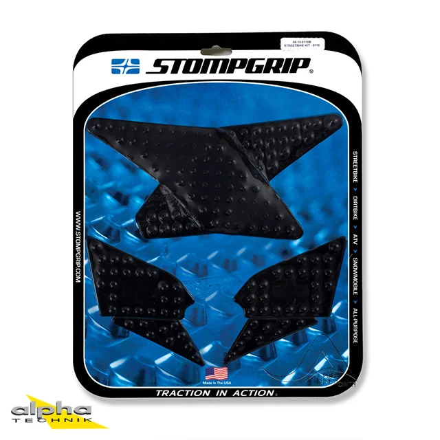 Stompgrip schwarz, Volcano, für Suzuki GSR750, 2012-2015, GSX-S 750, 2015-2016 ab Bj. 2012 - 2015