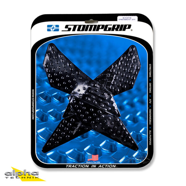 Stompgrip schwarz, Volcano, für MV Agusta Rivale 800, Stradale 800, 2014-2015 ab Bj. 2014 - 2015