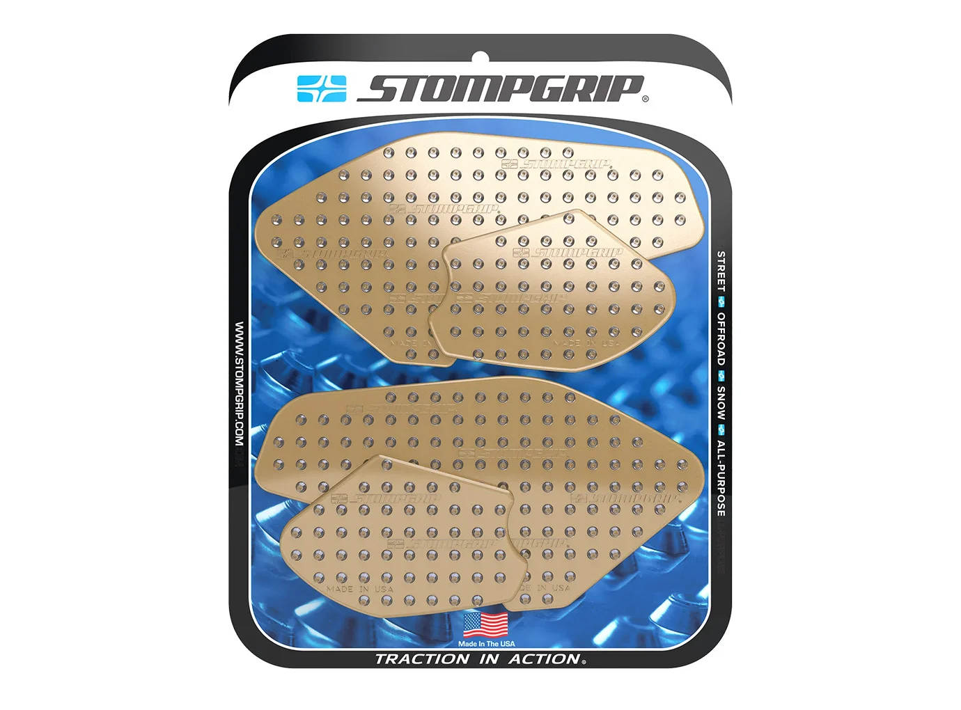 Stompgrip Tank Pad klar, Volcano, für Yamaha MT-07, 2022-2025 ab Bj. 2022 - 2024