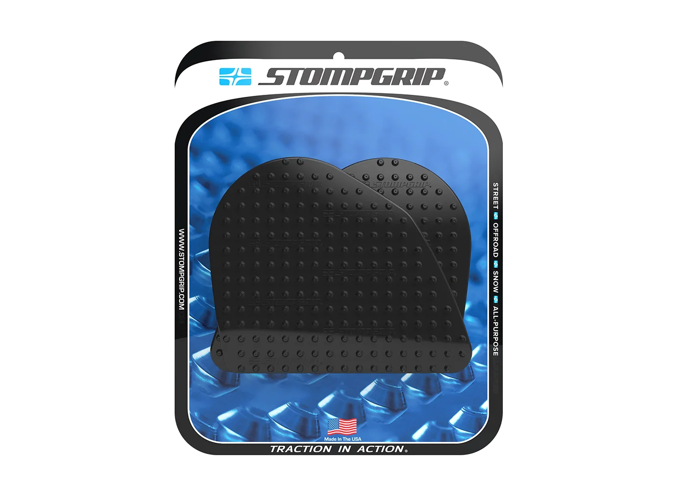 Stompgrip Tank Pad schwarz, Volcano, Streetbike Tank Kit für Ducati Desert X, 2022-2025 ab Bj. 2022 - 2025