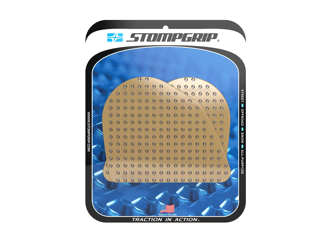 Stompgrip Tank Pad klar, Volcano, Streetbike Tank Kit für Ducati Desert X, 2022-2025 ab Bj. 2022 - 2025