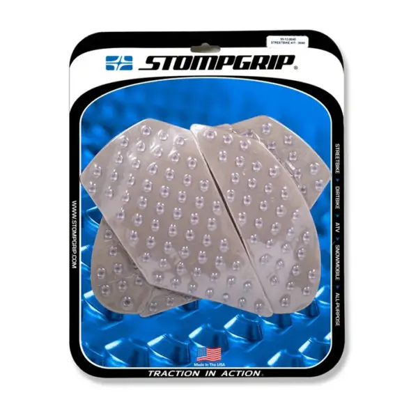 Stompgrip Traction Pads klar, für Kawasaki ZX10R Ninja 2011-2025, ZX10R SE 2019-2020, ZX10RR 2017-2025 ab Bj. 2011 - 2015