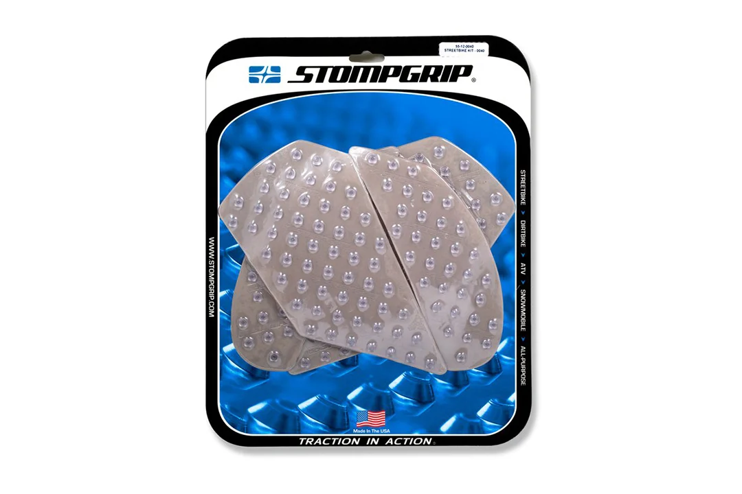 Stompgrip Traction Pads klar, für Kawasaki ZX10R Ninja 2011-2025, ZX10R SE 2019-2020, ZX10RR 2017-2025 ab Bj. 2011 - 2015