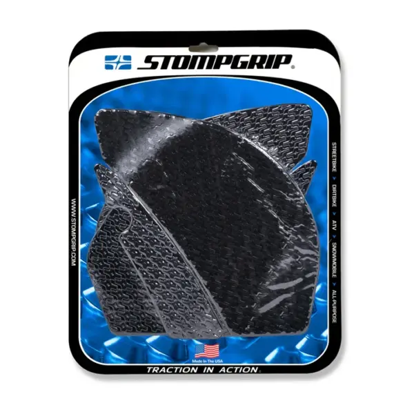 Stompgrip schwarz, Icon, für Kawasaki ZX10R Ninja, 2008-2010 ab Bj. 2008 - 2009