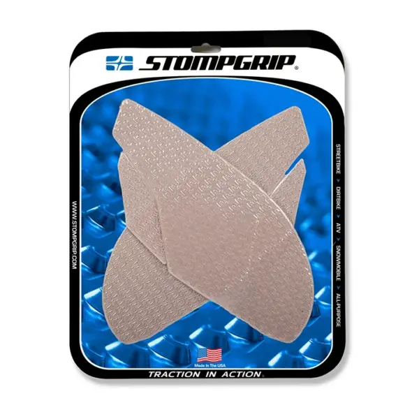 Stompgrip Traction Pads klar, für Triumph Daytona 675 (R), Street Triple (R, RX) ab Bj. 2013 - 2018