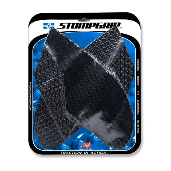 Stompgrip schwarz, Icon, für Suzuki SV650, 2016-2025, SV650 S, 2016-2020, SV650 X, 2019-2020 ab Bj. 2021 - 2025