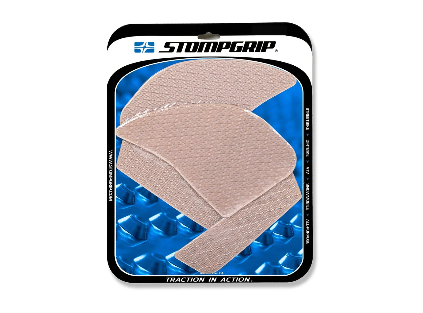 Stompgrip Tank Pad, klar, Icon für Kawasaki Ninja 1000SX Modelljahr 2020-2022