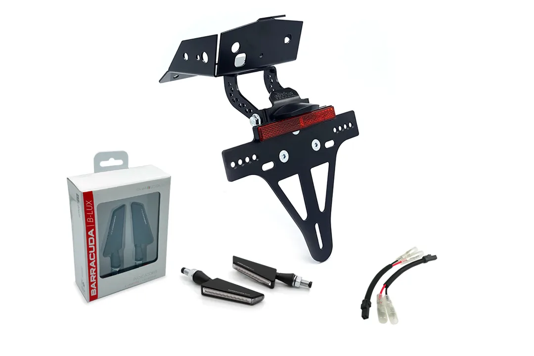 Kennzeichenhalter-Blinker-Kit SQ-LED (vorne + hinten) für KTM 690 SMC R ab Modelljahr 2019