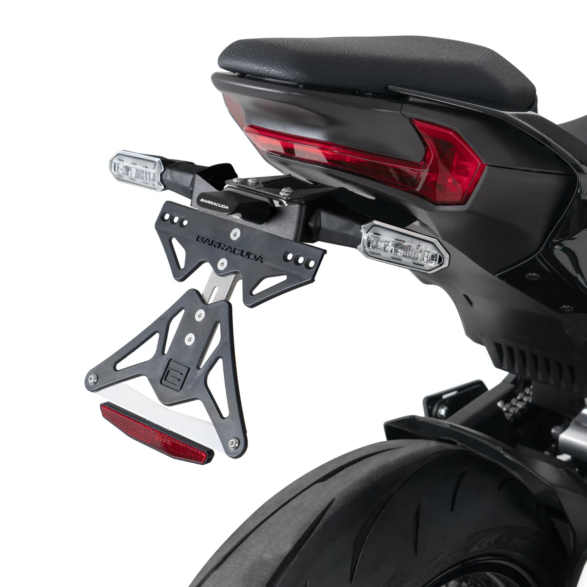 Barracuda Kennzeichenhalter für Kawasaki Z900 2025- für Originalblinker