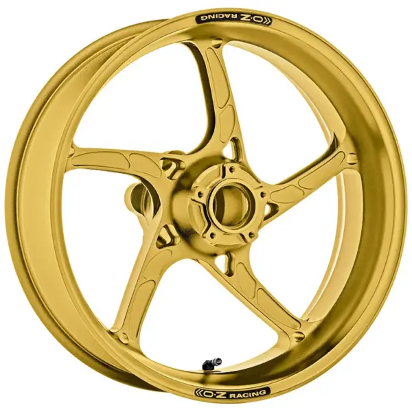 OZ Piega R Aluminium hinten in goldfarben matt für Ducati Panigale V2 955, 2020-2023, Streetfighter V2, 2022-2023, 939 Supersport (S), 2017-2020, Supersport 950 (S), 2019-2022