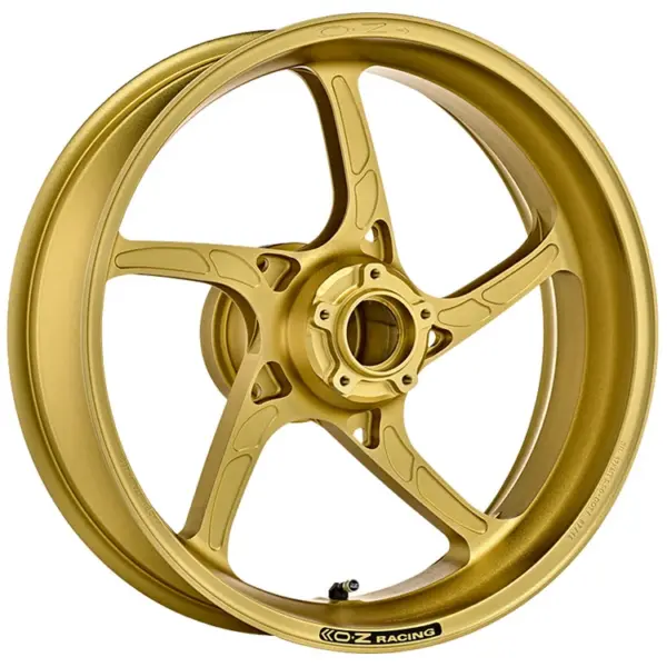 OZ Piega Aluminium hinten in goldfarben matt für Kawasaki ZX10R Ninja (mit Standard Felge), ZXT00J, ZXT00S, ZXT02E, ZXT02L, 2011-2024 ab Bj. 2011 - 2015