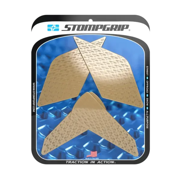 Stompgrip Tank Pad klar, Icon, Streetbike Tank Kit - Tank Seiten, für Kawasaki, ZX-4R(R) Ninja 2023-2025 ab Bj. 2023 - 2025