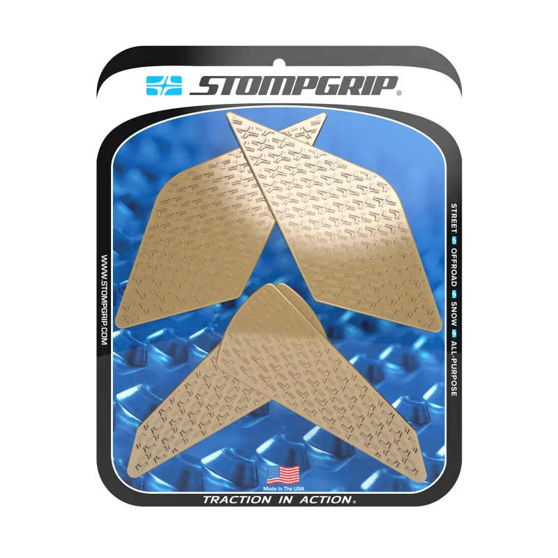 Stompgrip Tank Pad klar, Icon, Streetbike Tank Kit - Tank Seiten, für Kawasaki, ZX-4R(R) Ninja 2023-2025 ab Bj. 2023 - 2025