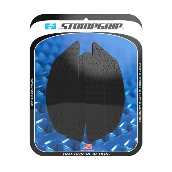 Stompgrip Tank Pad schwarz, Icon, Streetbike Tank Kit - Tank Seiten, für Kawasaki, ZX-4R(R) Ninja 2023-2025 ab Bj. 2023 - 2025