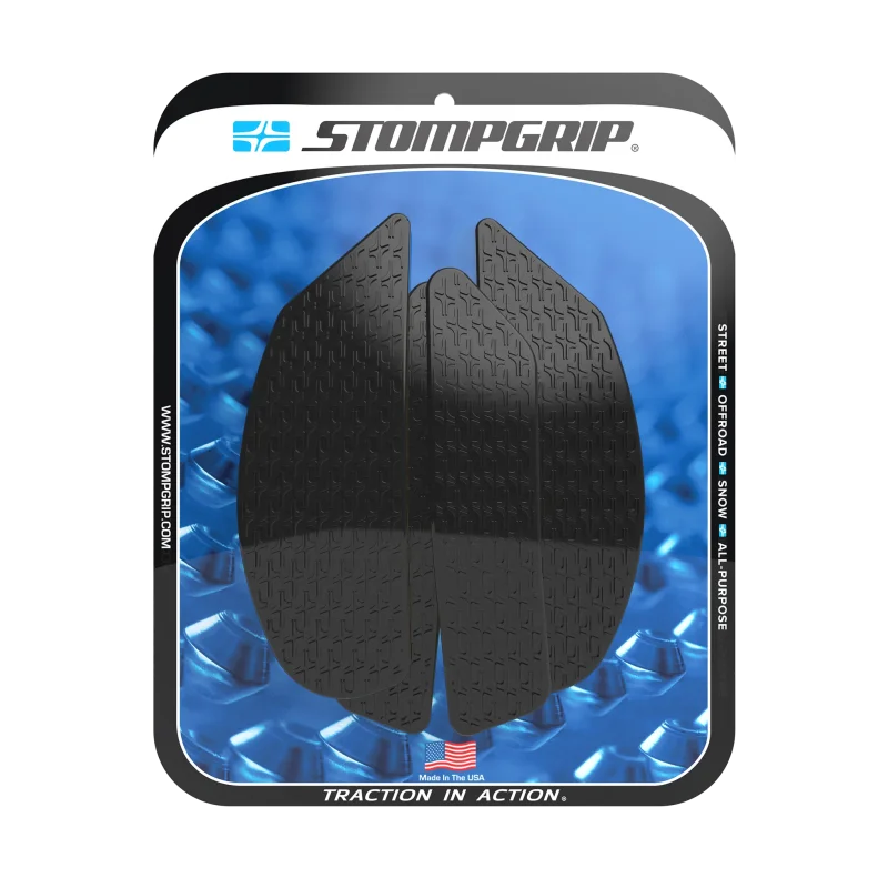 Stompgrip Tank Pad schwarz, Icon, Streetbike Tank Kit - Tank Seiten, für Kawasaki, ZX-4R(R) Ninja 2023-2025 ab Bj. 2023 - 2025