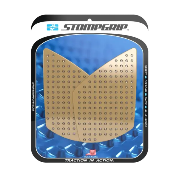 Stompgrip Tank Pad klar, Volcano, Streetbike Tank Kit für